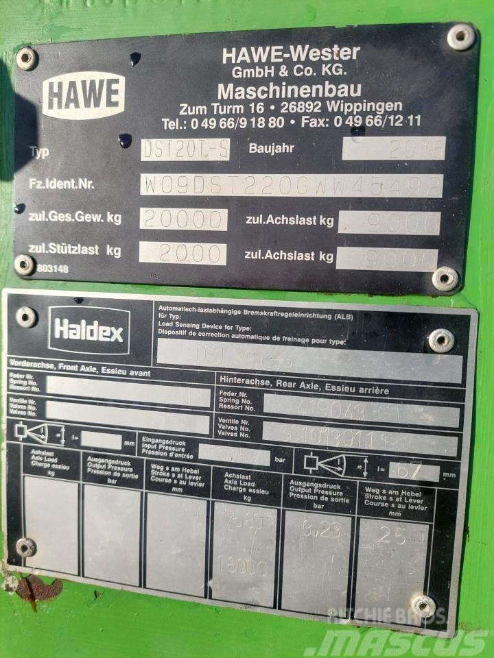 Hawe DST 20T - S Manure spreaders