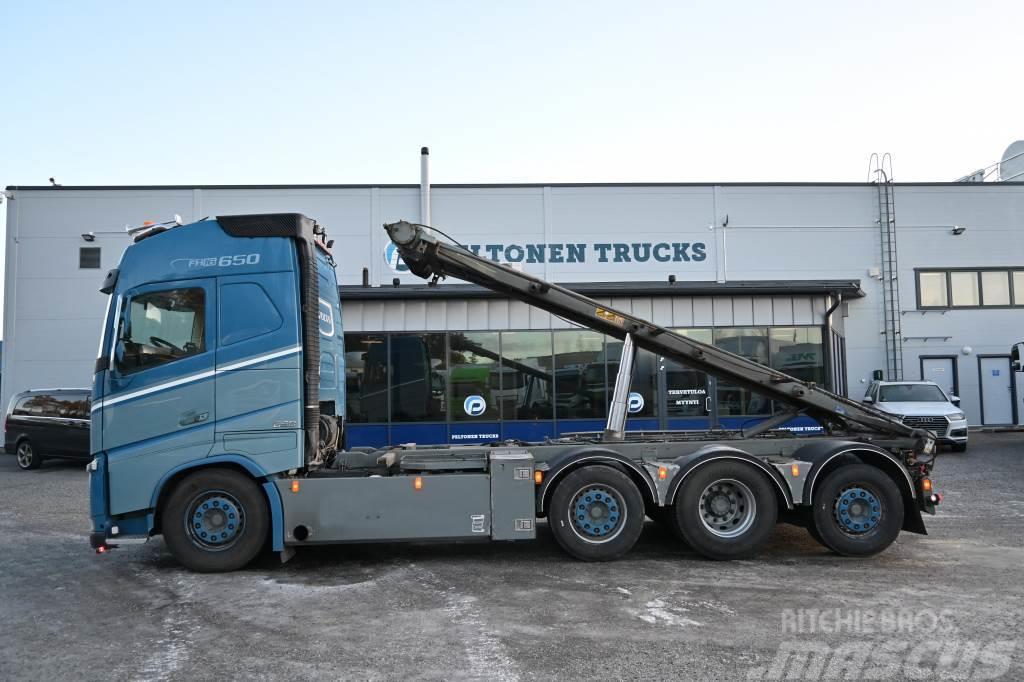 Volvo FH650 8x2 euro 6 Cable lift demountable trucks