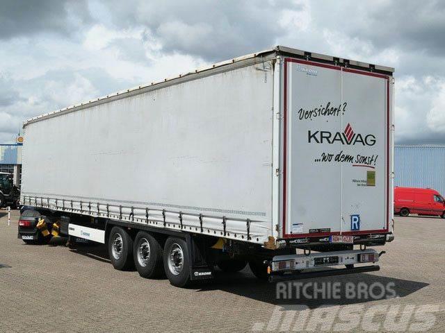 Krone SD, Edscha, BPW-Achsen, Schiebeplane, Luftfed. Curtainsider semi-trailers