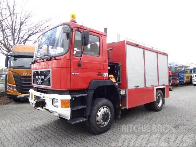 MAN F90 16.242 4X4 / Feuerwehr Crane trucks