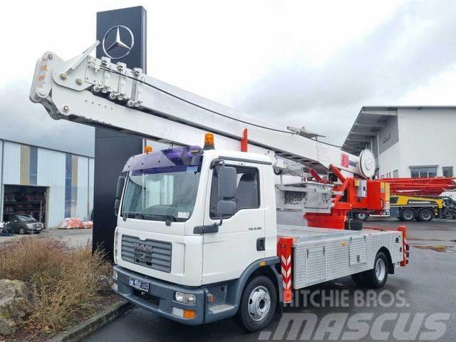 MAN TGL 8.180 4x2 Dachdecker-Kran Klaas K26/34TS Crane trucks