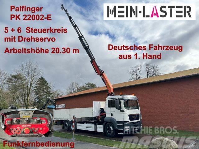 MAN TGS 26.400 PK 22002-E 20 m- 5.550kg + Drehservo Crane trucks