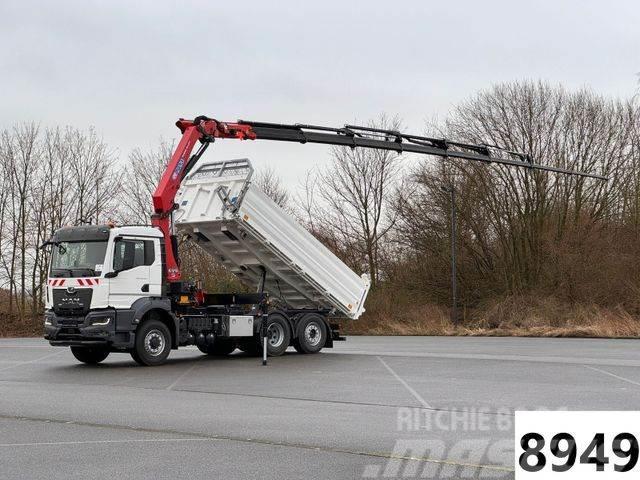 MAN TGS 26.520H 4x4 Meiler + HMF 2320 Lenk/Lift Crane trucks