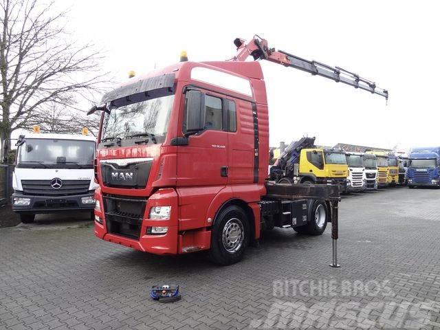 MAN TGX 18.440 HMF 2120 K5 bis 18.5 Meter Crane trucks