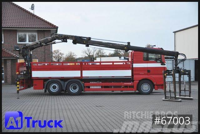 MAN TGX 26.400 XL Hiab 166K, Lift-Lenkachse Crane trucks