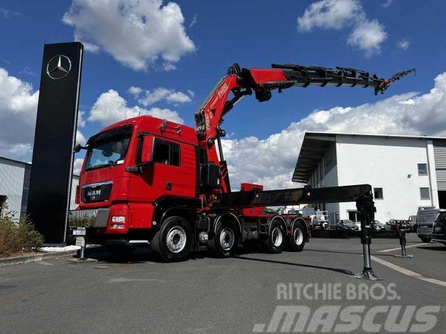 MAN TGX 41.540 8x4 BB Kran Fassi F1300XP+JIB+Winde Crane trucks