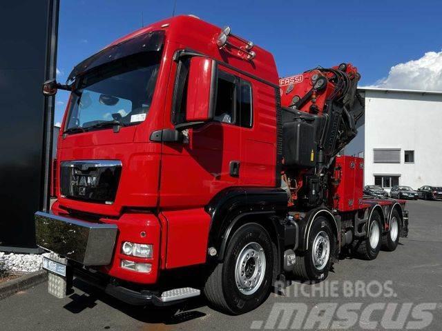 MAN TGX 41.540 8x4 BB Kran Fassi F1300XP+JIB+Winde Crane trucks