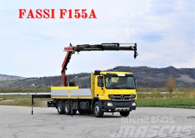 Mercedes-Benz ACTROS 2636 * FASSI F155A + FUNK/6x4 Crane trucks