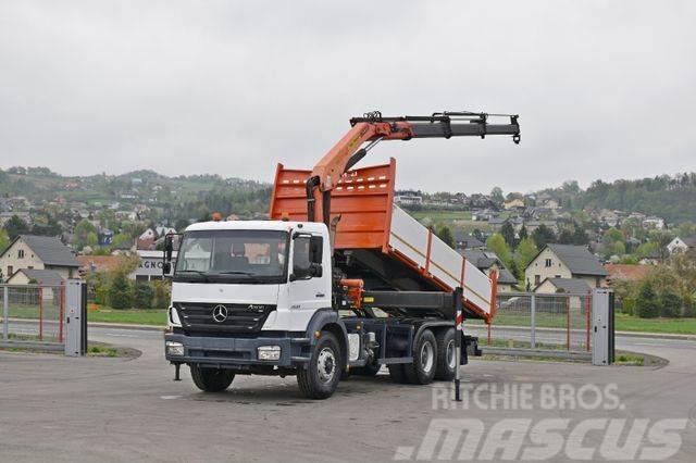 Mercedes-Benz AXOR 2633 * KIPPER + KRAN/FUNK* 6x4 * TOP Crane trucks