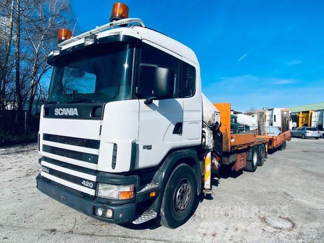 Scania B6X2*4 PK35000 FUNKFERNBEDIENUNG 4X ABSTÜTZE Crane trucks
