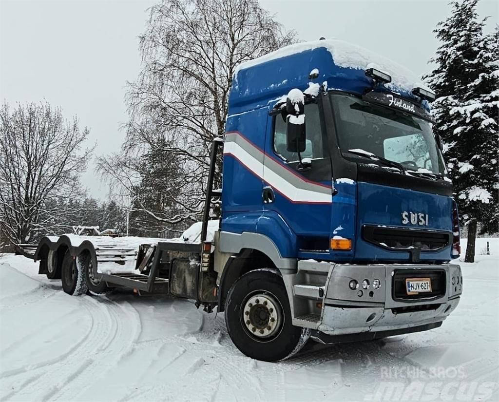 Sisu E11M 8x2 metsäkoneritilä Forest machine transport trucks