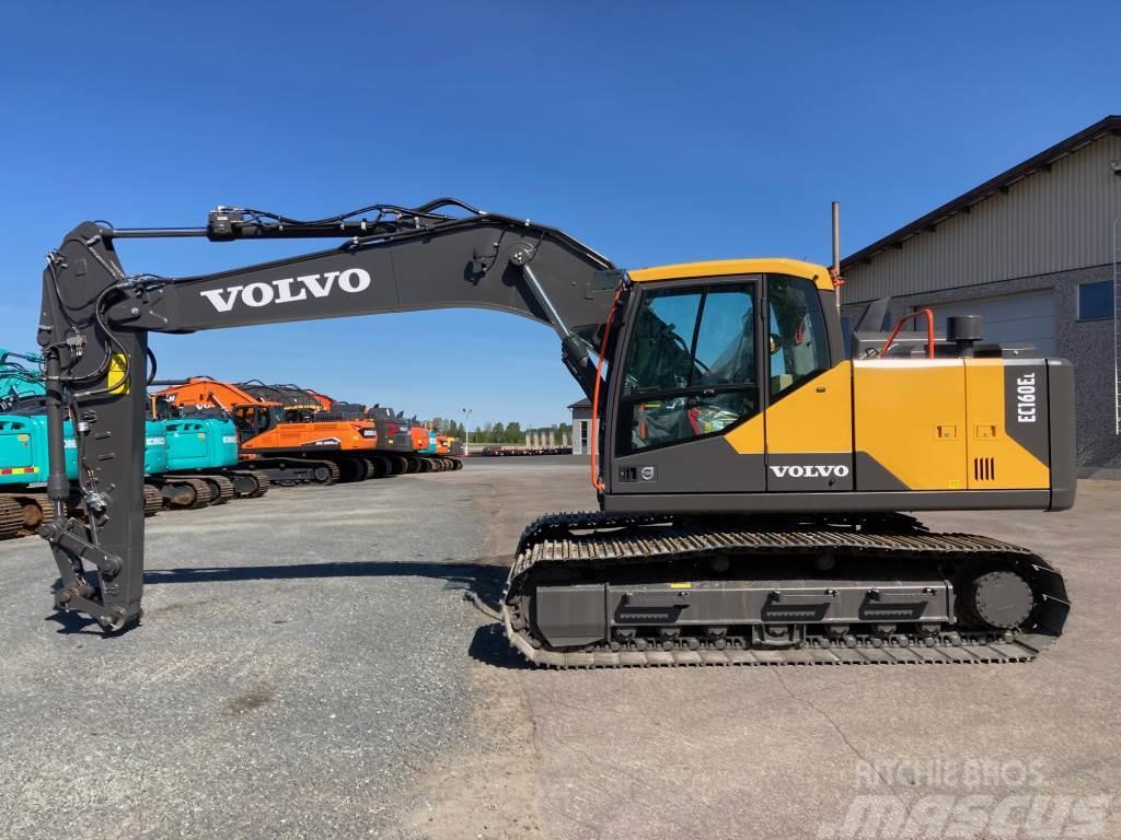 Volvo EC160EL + 800MM TELAT + RASVARI + LÄMMITIN + KAHDE Crawler excavators