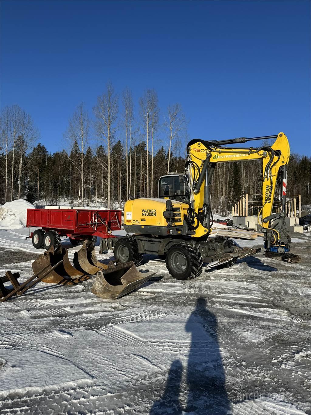 Wacker Neuson 9503-2 med vagn Crawler excavators