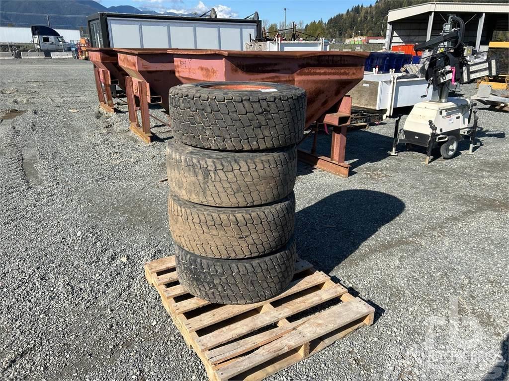  Quantity of (4) - Fits Skid Steer Tyres, wheels and rims