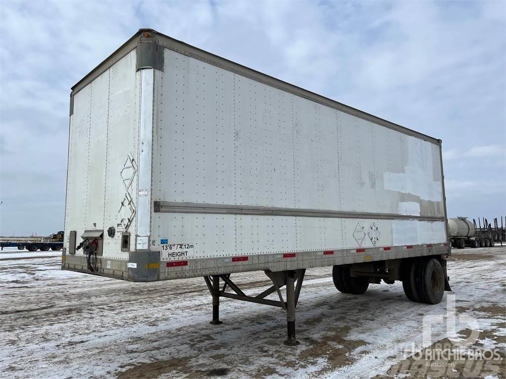 Trailmobile 28 ft x 102 in S/A Box body semi-trailers