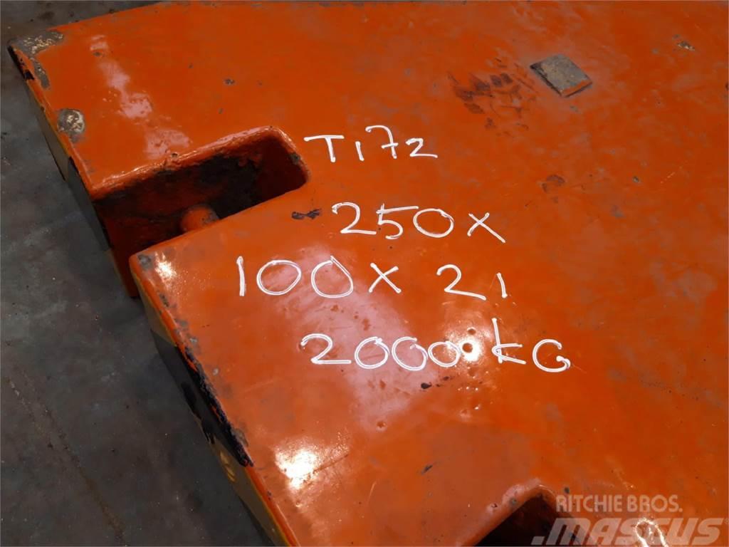 Terex Demag Demag AC 155 counterweight 2,0 ton Crane parts and equipment
