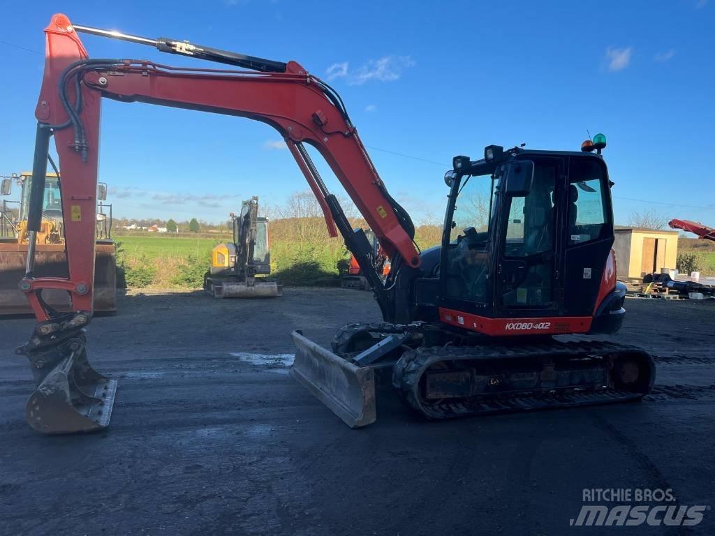 Kubota KX 080-4 CX2 Excavadoras de cadenas