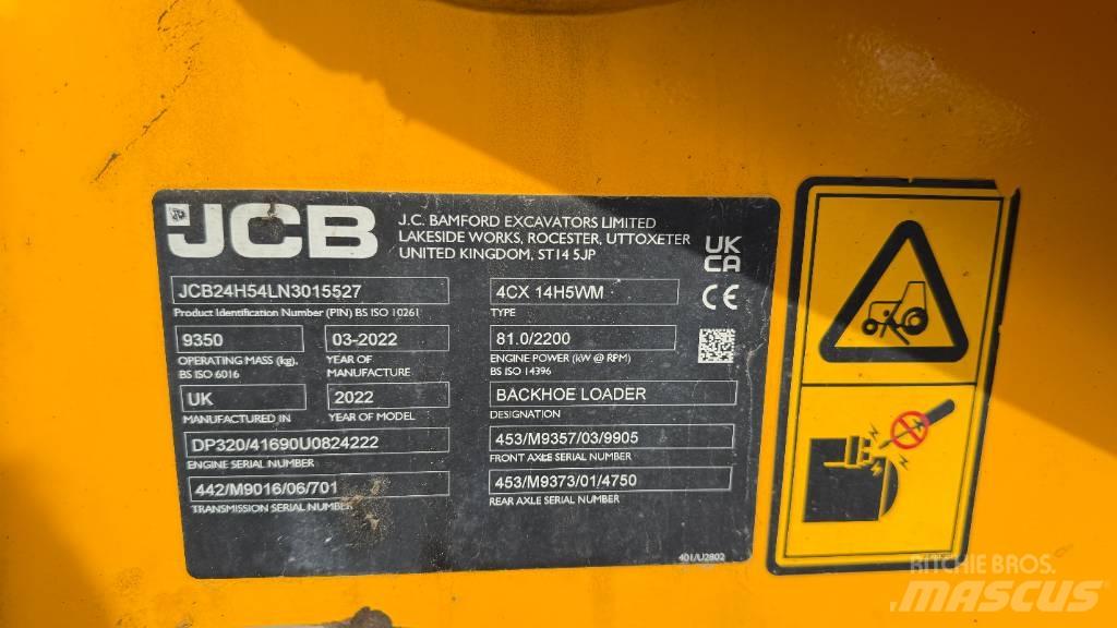 JCB 4 CX Pro Retrocargadoras