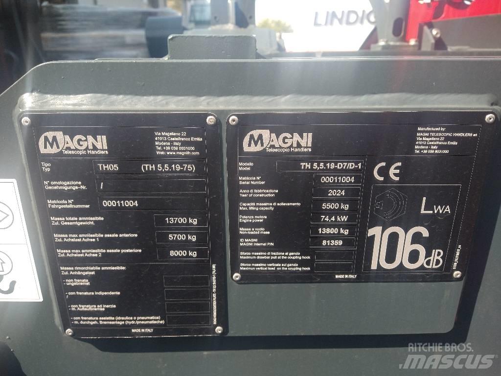 Magni TH 5.5 19 P Carretillas telescópicas