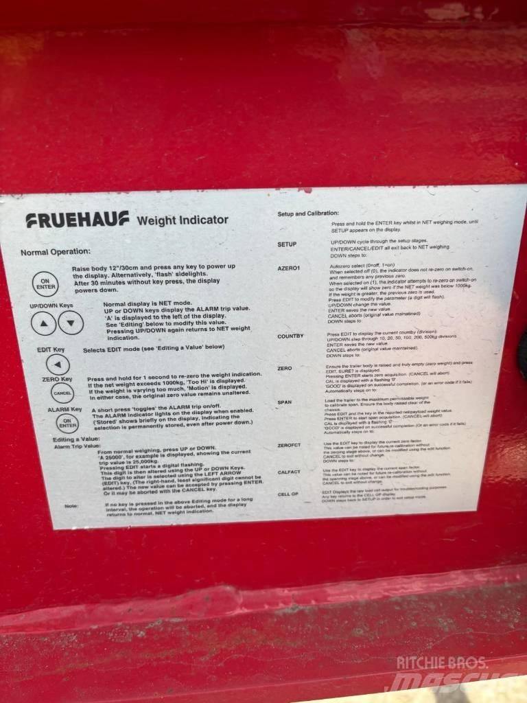 Fruehauf Halfpipe Semirremolques bañera