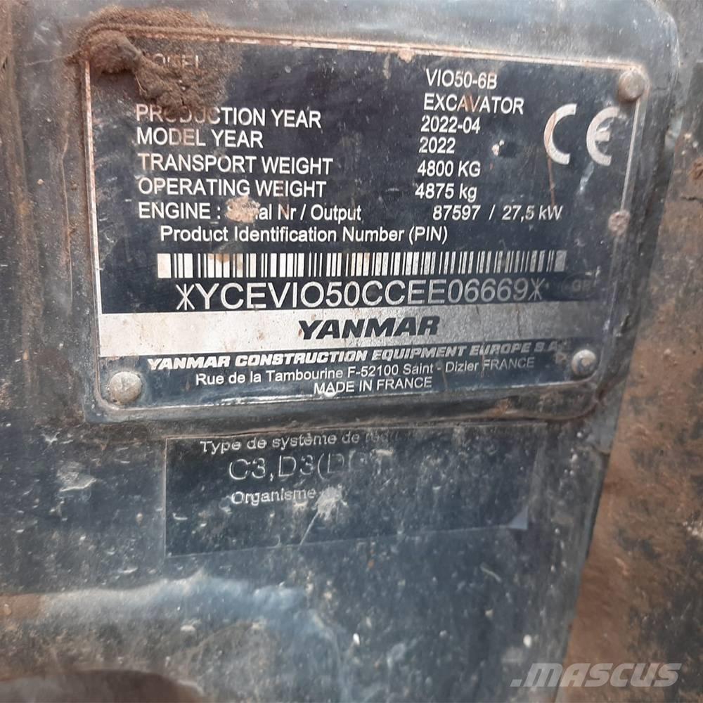 Yanmar Vio 50 Mini excavadoras < 7t