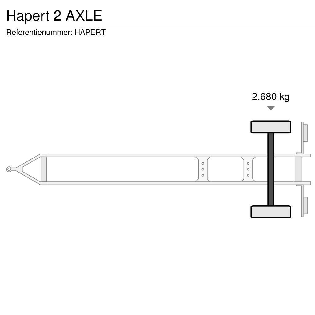 Hapert 2 AXLE Caja de lona