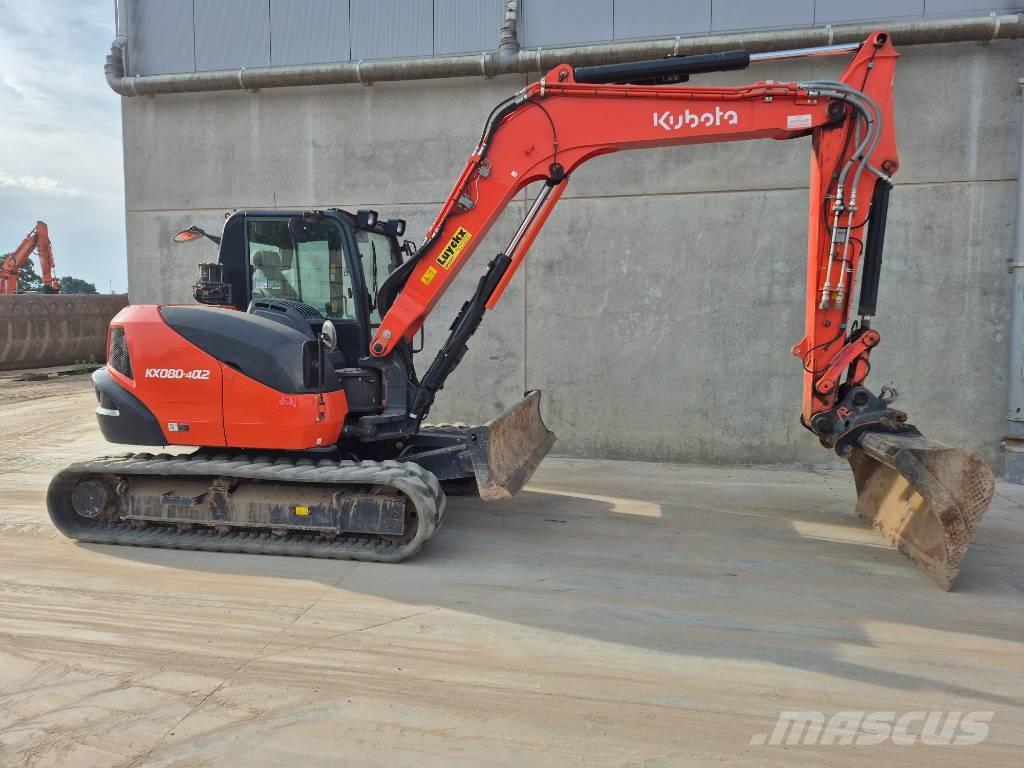 Kubota KX080 4@2 Excavadoras 7t - 12t