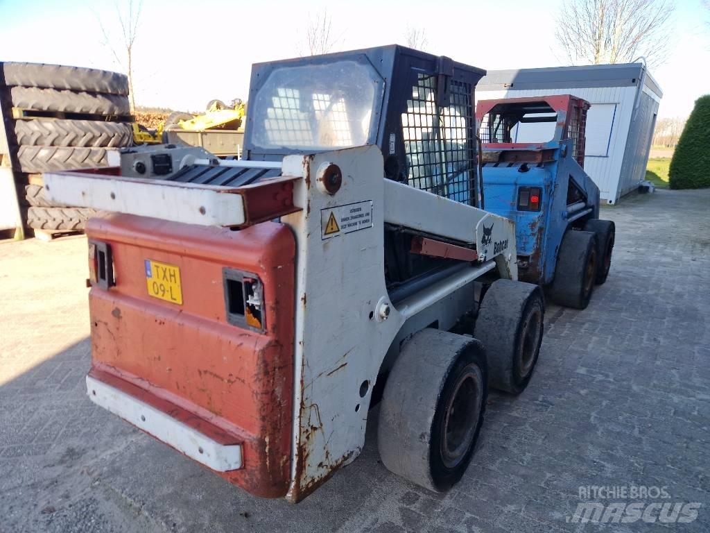 Bobcat 763 H.  2x Minicargadoras