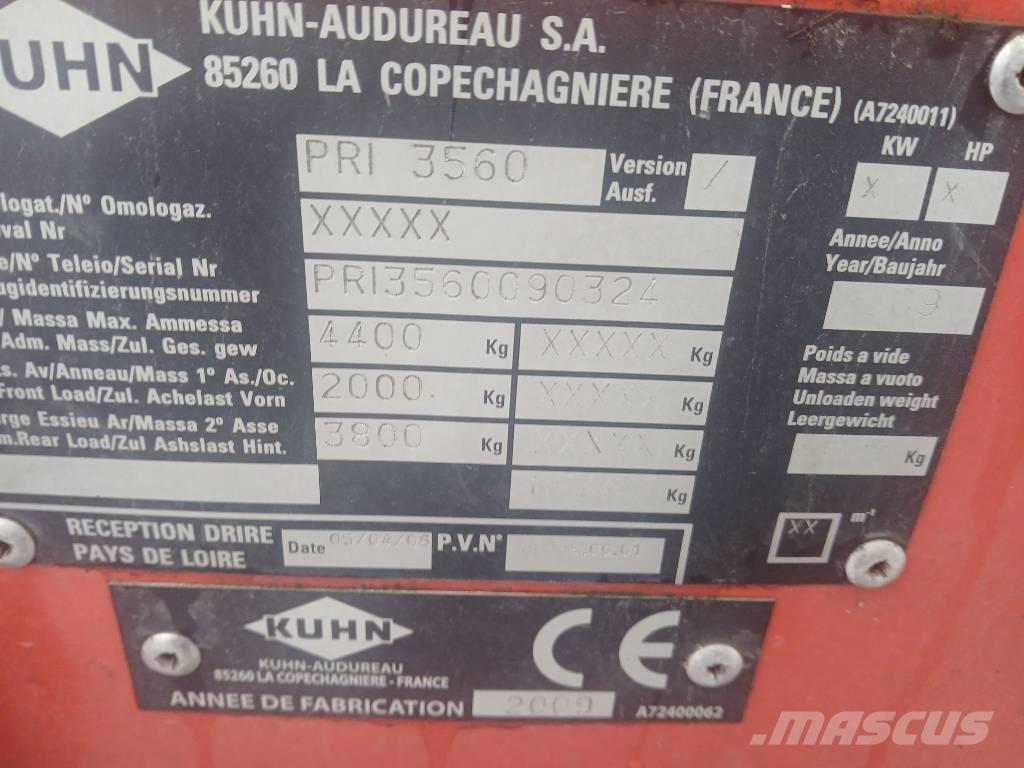 Kuhn Primor 3560 Desmenuzadoras, cortadoras y desenrolladoras de pacas