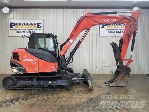 Kubota KX080-4 Excavadoras de cadenas