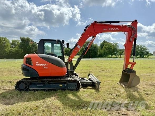 Kubota KX080-4 Excavadoras de cadenas