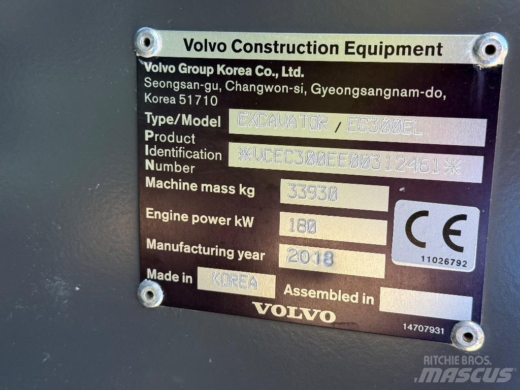 Volvo EC 300 EL Excavadoras de cadenas
