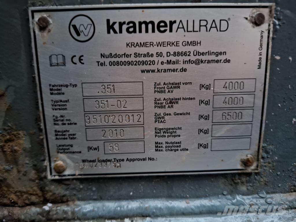 Kramer 480 Cargadoras sobre ruedas