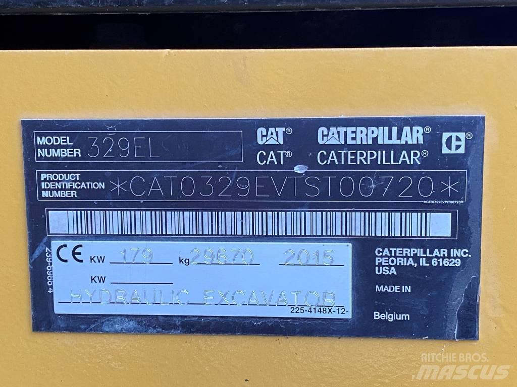 CAT 329 EL Excavadoras de cadenas