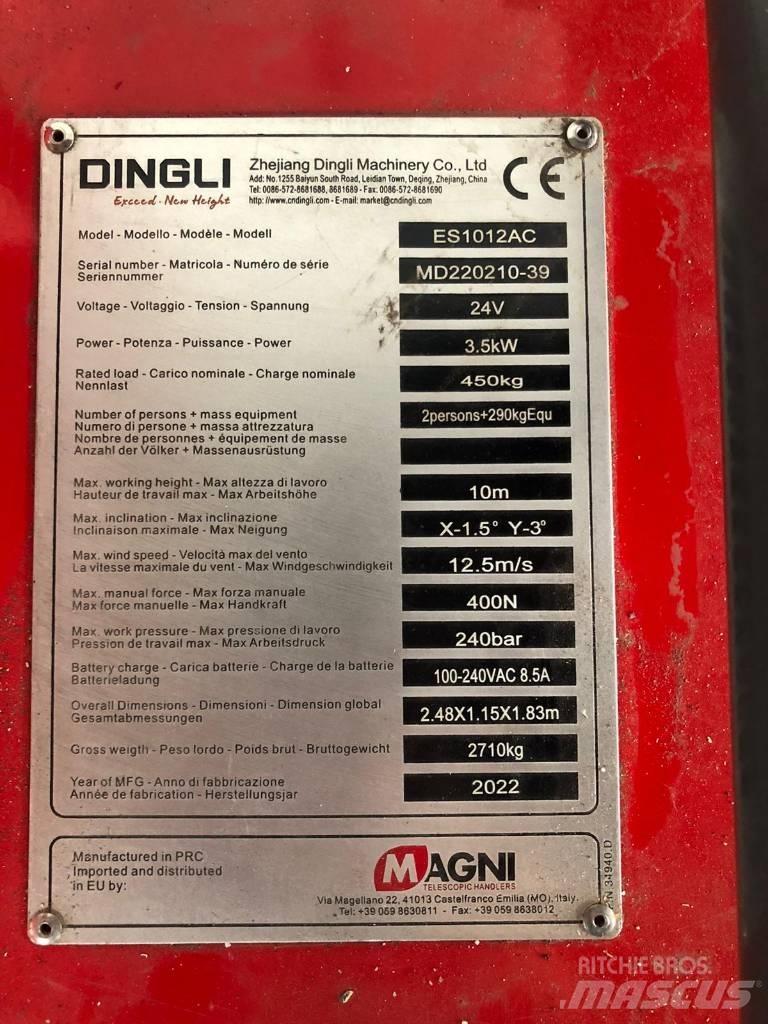 Magni ES 1012 AC Plataformas tijera