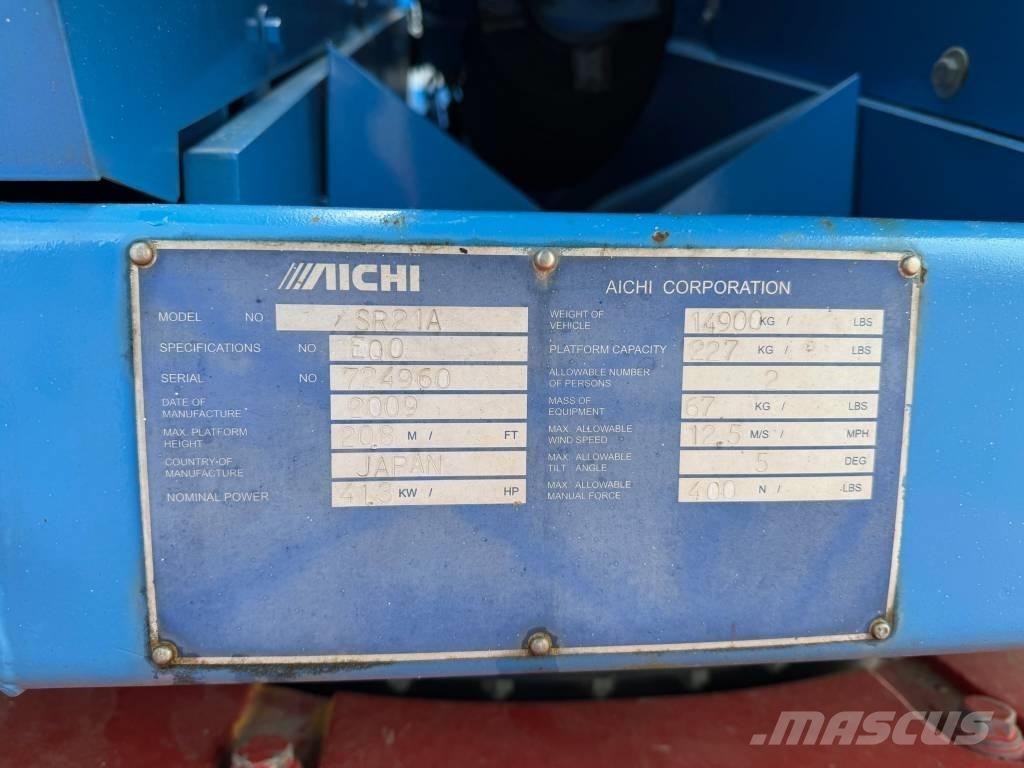 Aichi SR 21 A Plataformas de trabajo telescópica