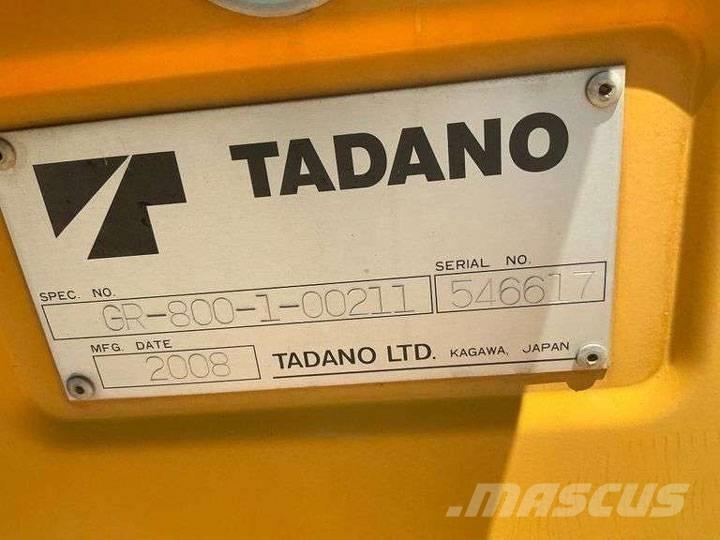 Tadano GR 800 XL-1 Grúas autopropulsadas