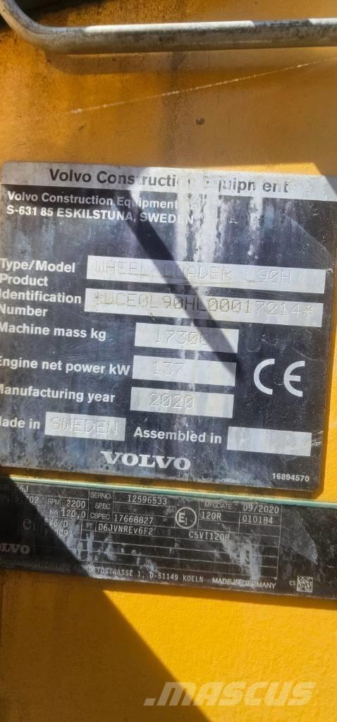 Volvo L 90 H Cargadoras sobre ruedas