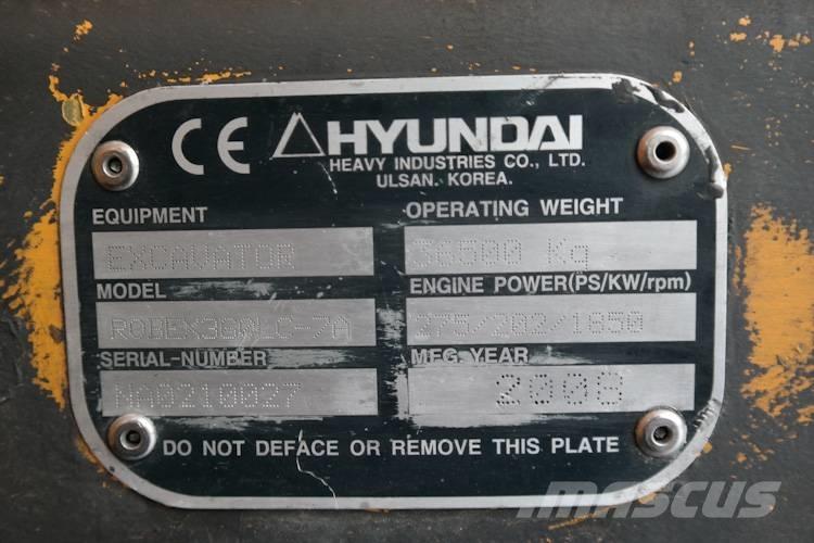 Hyundai R360LC-7 Excavadoras de cadenas