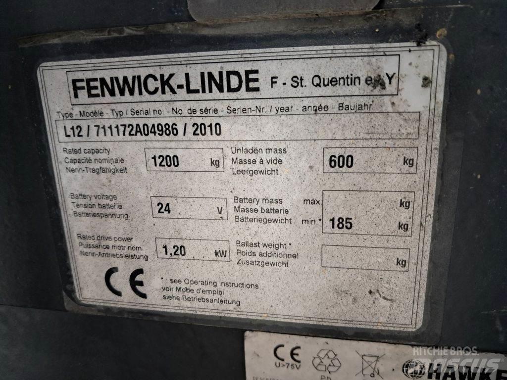 Linde L12 Apiladores eléctricos