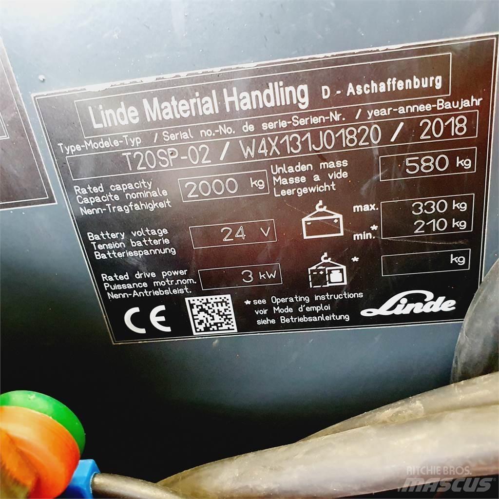 Linde T20SP kurz Transpaletas Electricas