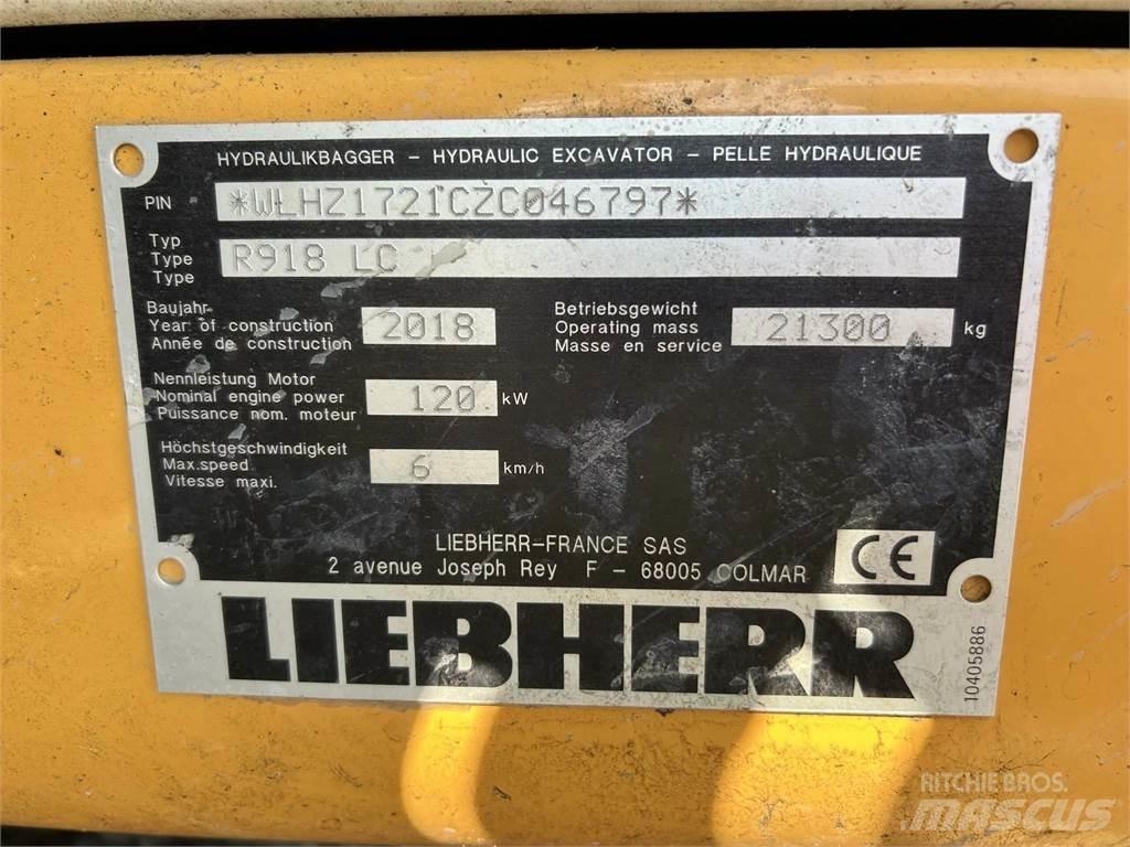 Liebherr R918 LC Excavadoras de cadenas