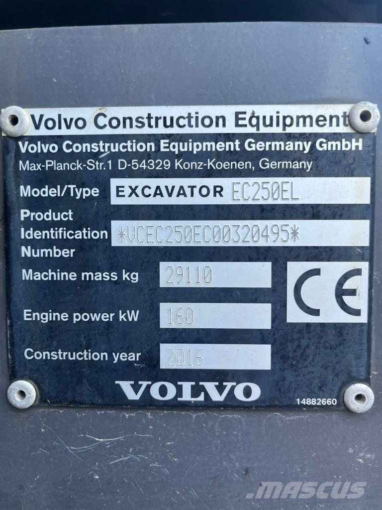 Volvo EC 250 E Excavadoras de cadenas
