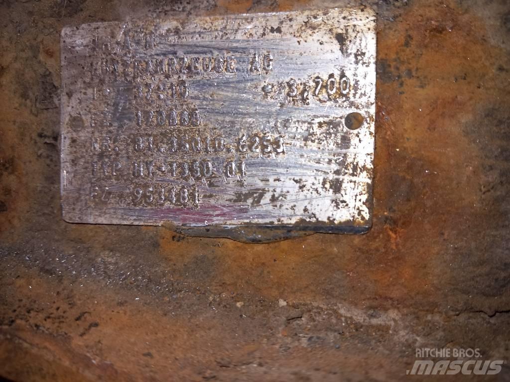 MAN 18.390 HY1350 Chasis y suspención