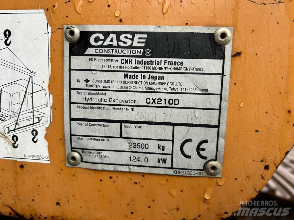CASE CX 210 D Excavadoras de cadenas