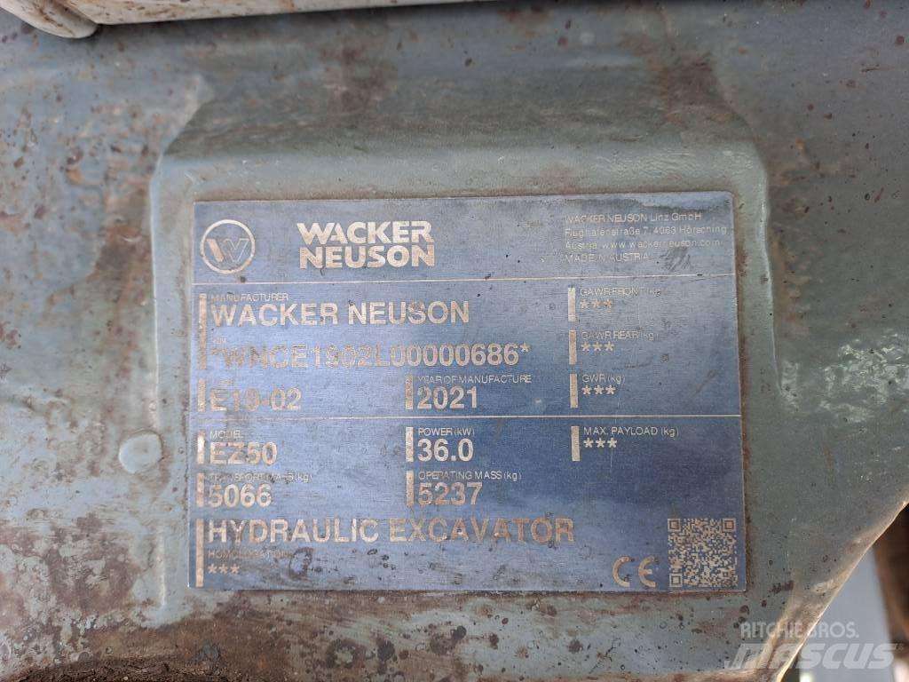 Wacker Neuson EZ50 Excavadoras de cadenas