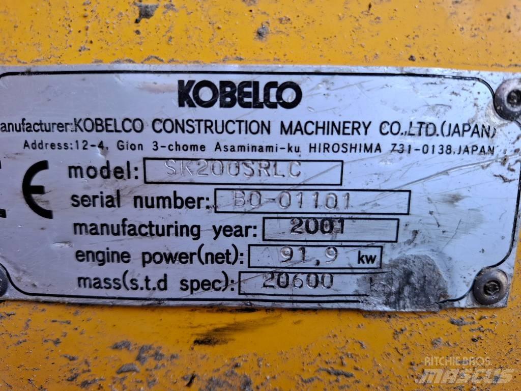 Kobelco SK200SRLC Excavadoras de cadenas