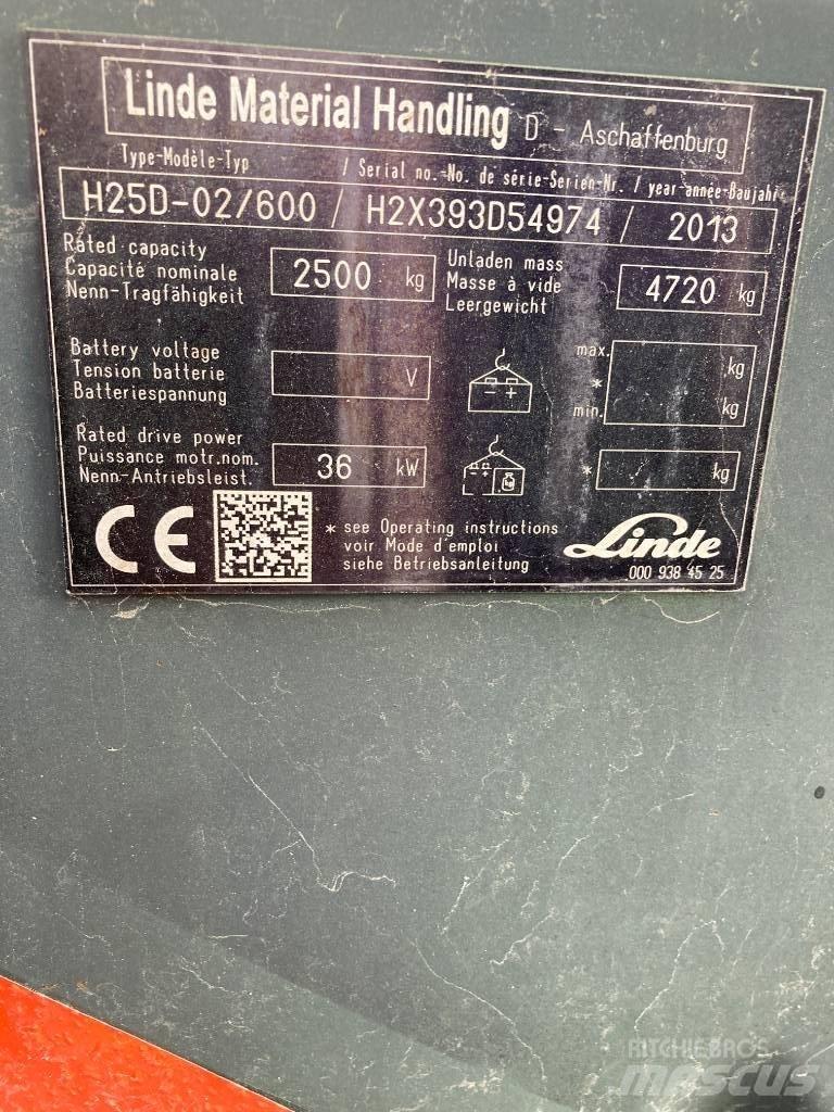 Linde H25D/600/393 Carretillas diesel