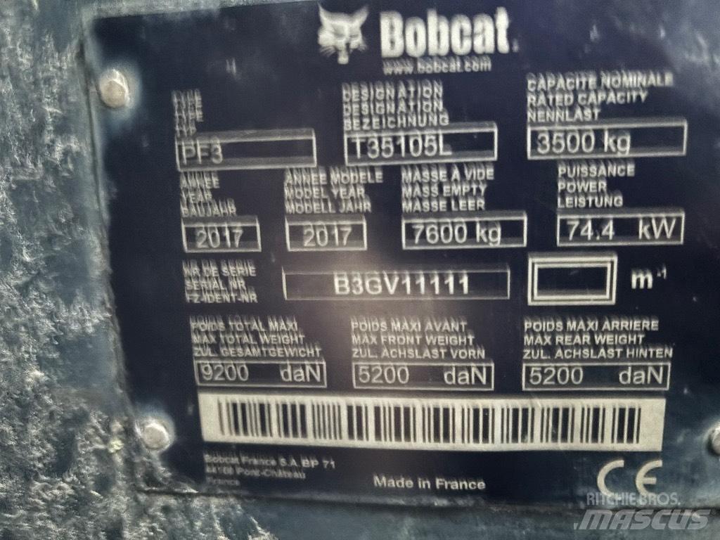 Bobcat T 35.105 L Carretillas telescópicas