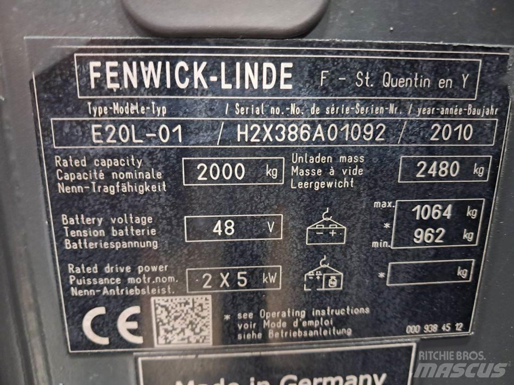 Linde E20L-01 Otras carretillas elevadoras